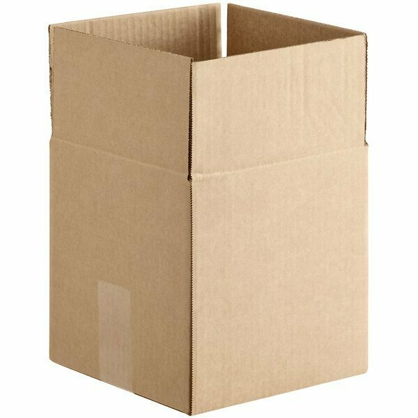 Lavex 5'' x 5'' x 5'' Kraft Corrugated RSC Shipping Box, 25PK 442BOX5CUBE